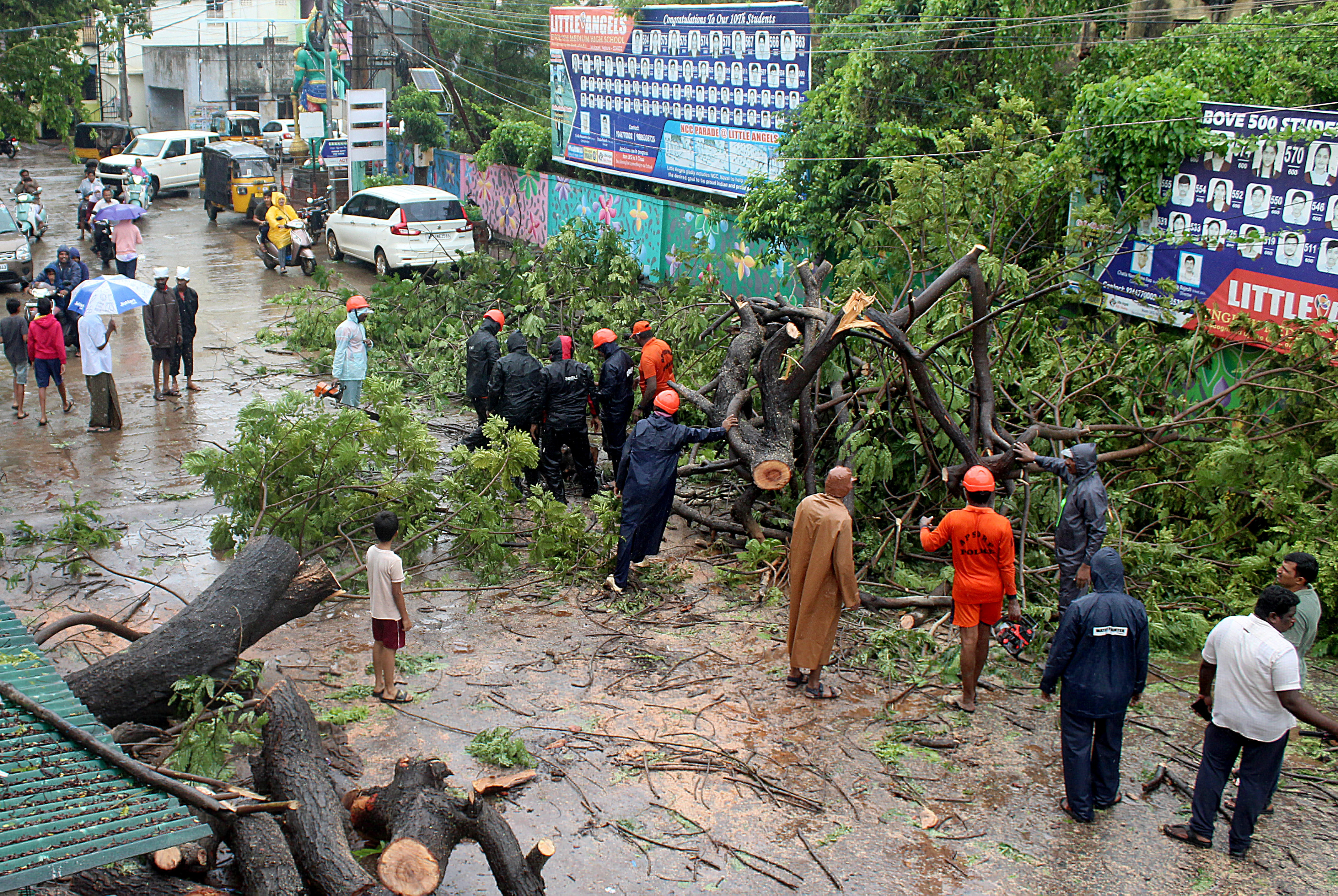 Cyclone Michaung made landfall in Nellore