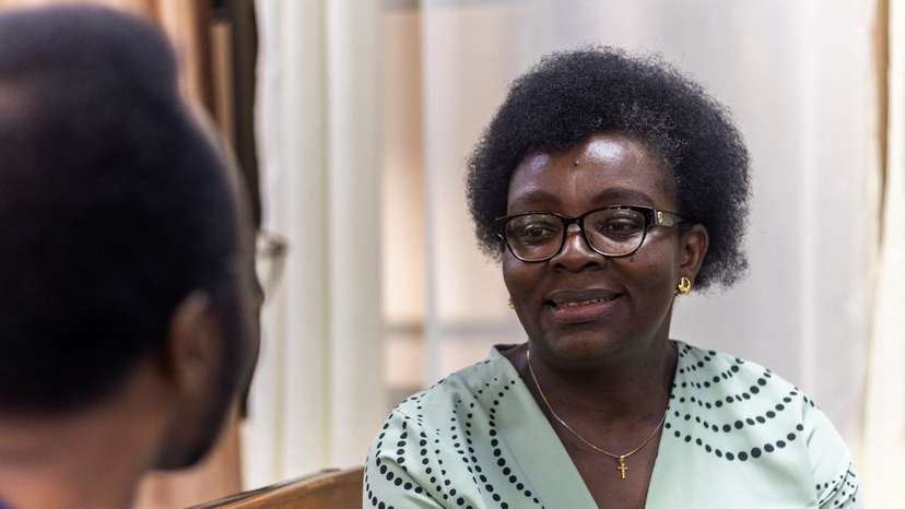 Rwandan Opposition politician Victoire Ingabire appears at the High Court in Kigali