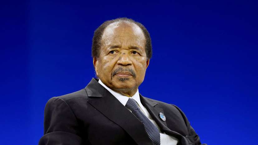 FILE PHOTO: Cameroon President Paul Biya attends the Paris Peace Forum
