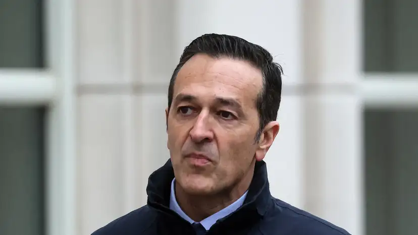 Hernan Lopez, former executive of 21st Century Fox and Full Play Group, arrives at Federal Court in Brooklyn New York