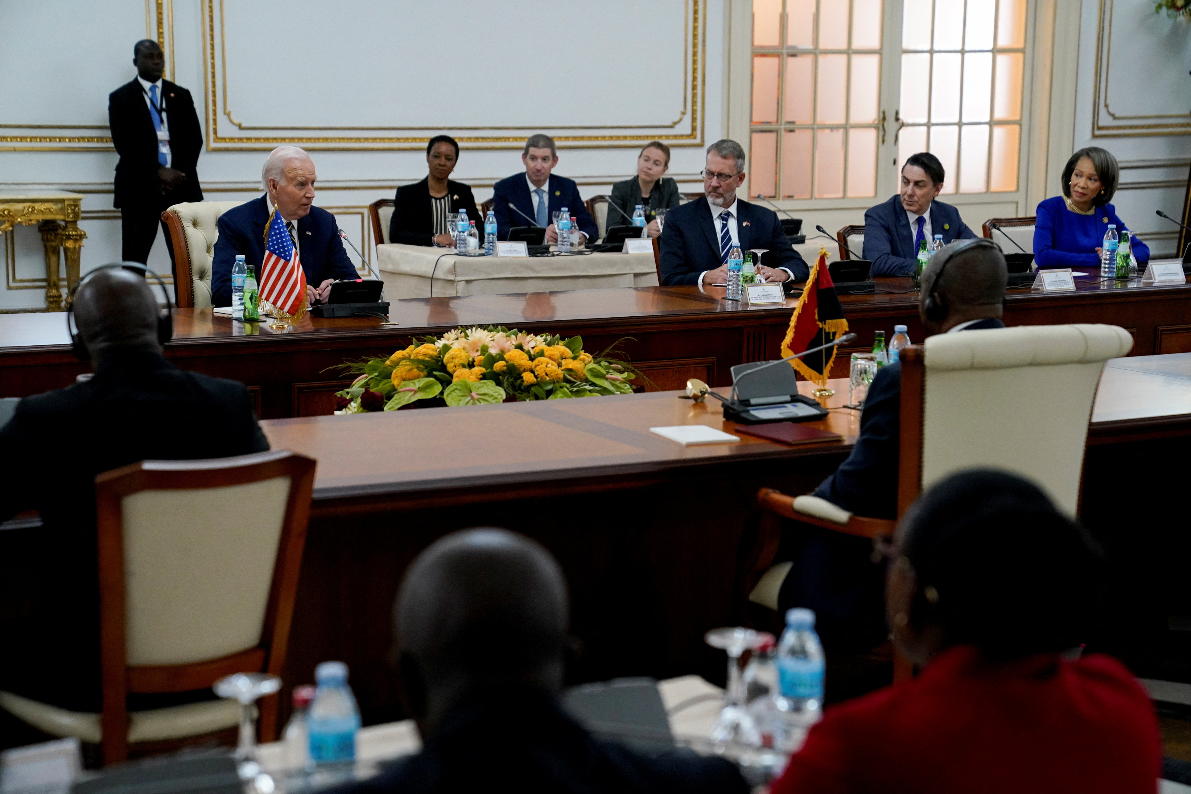 U.S. President Joe Biden visits Angola