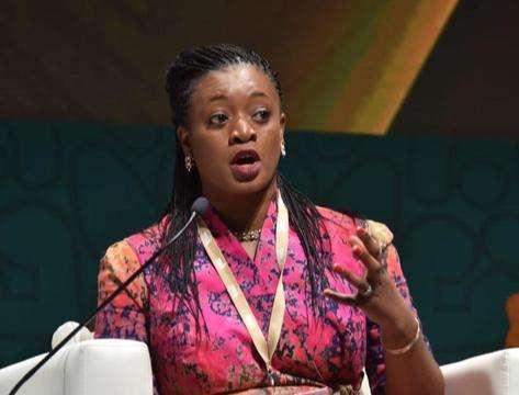 Valerie Labi speaks at the Africa Investment Forum 2023