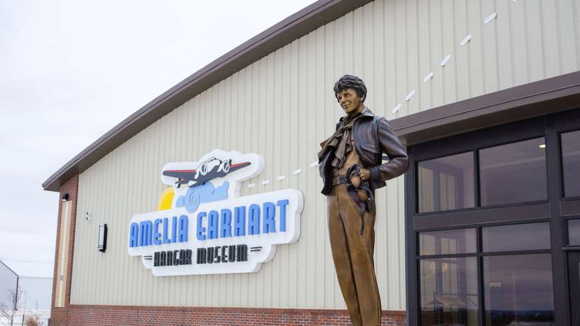 Amelia Earhart Hangar Museum in Atchison