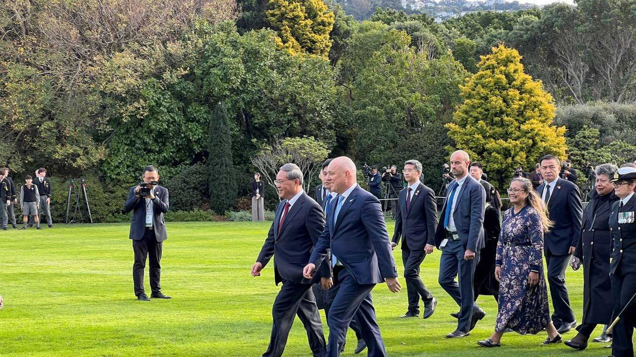 Chinese Premier Li Qiang meets NZ PM Luxon in Wellington, New Zealand