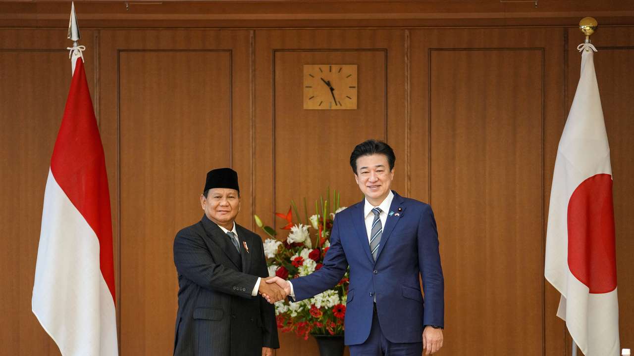 Indonesia's President-elect Prabowo Subianto visits Japan