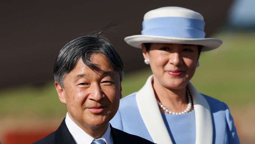 Japan's Emperor Naruhito and Empress Masako visit Britain