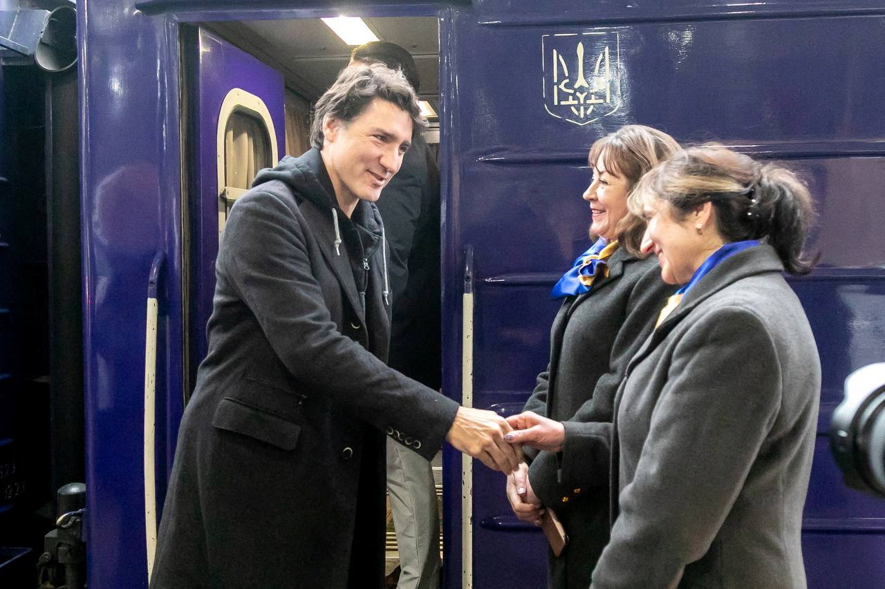 Canada's PM Trudeau arrives to Kyiv
