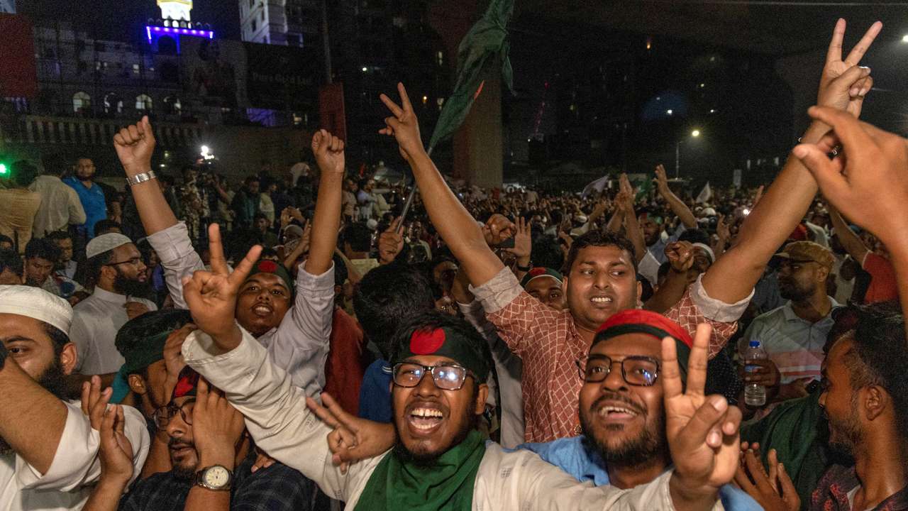 Bangladesh bans activities of the Bangladesh Awami League following the protesters' demand