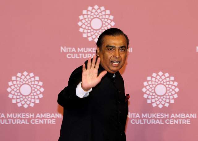 FILE PHOTO: Opening of Nita Mukesh Ambani Cultural Centre at Jio World Centre in Mumbai