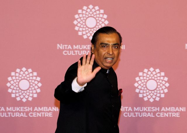 FILE PHOTO: Opening of Nita Mukesh Ambani Cultural Centre at Jio World Centre in Mumbai
