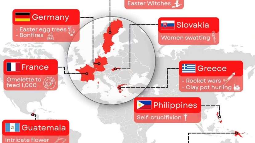 Easter isn’t just eggs and bunnies — around the world, people celebrate it in the most unexpected ways. Here are 10 unique Easter traditions you probably didn’t know about-1. Guatemala – Flowe