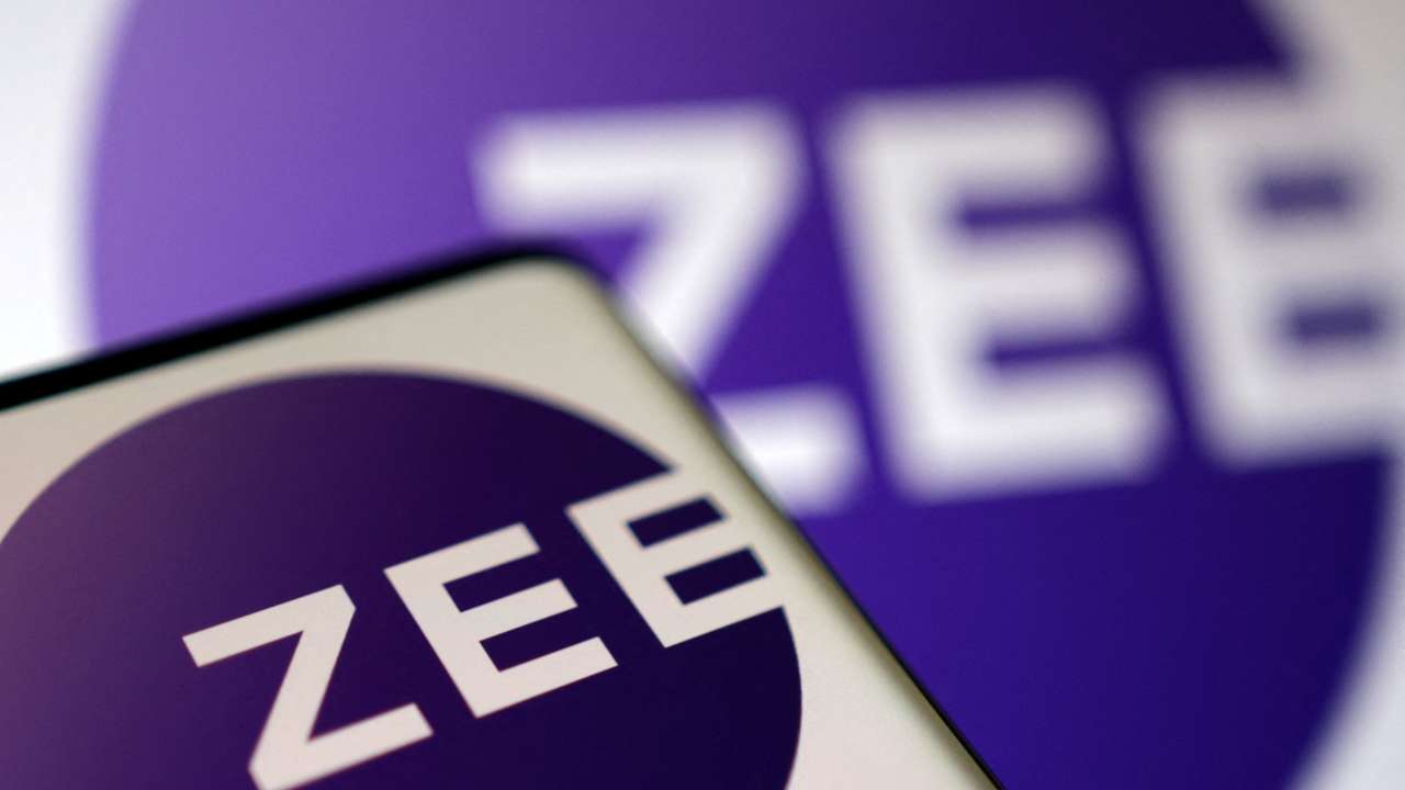 Illstration shows Zee Entertainment logo