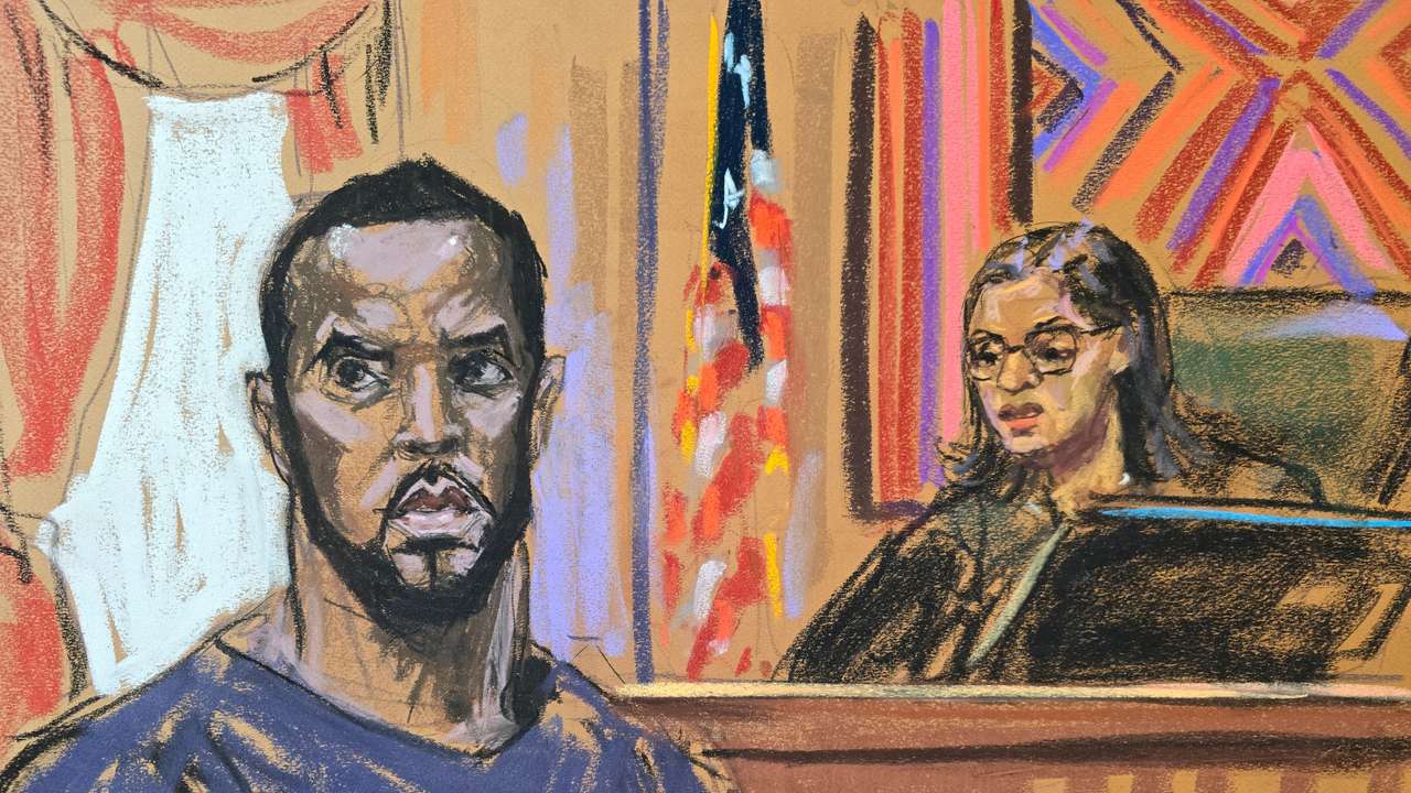 Sean "Diddy" Combs appears before U.S. Magistrate Judge Robyn Tarnofsky in New York federal court