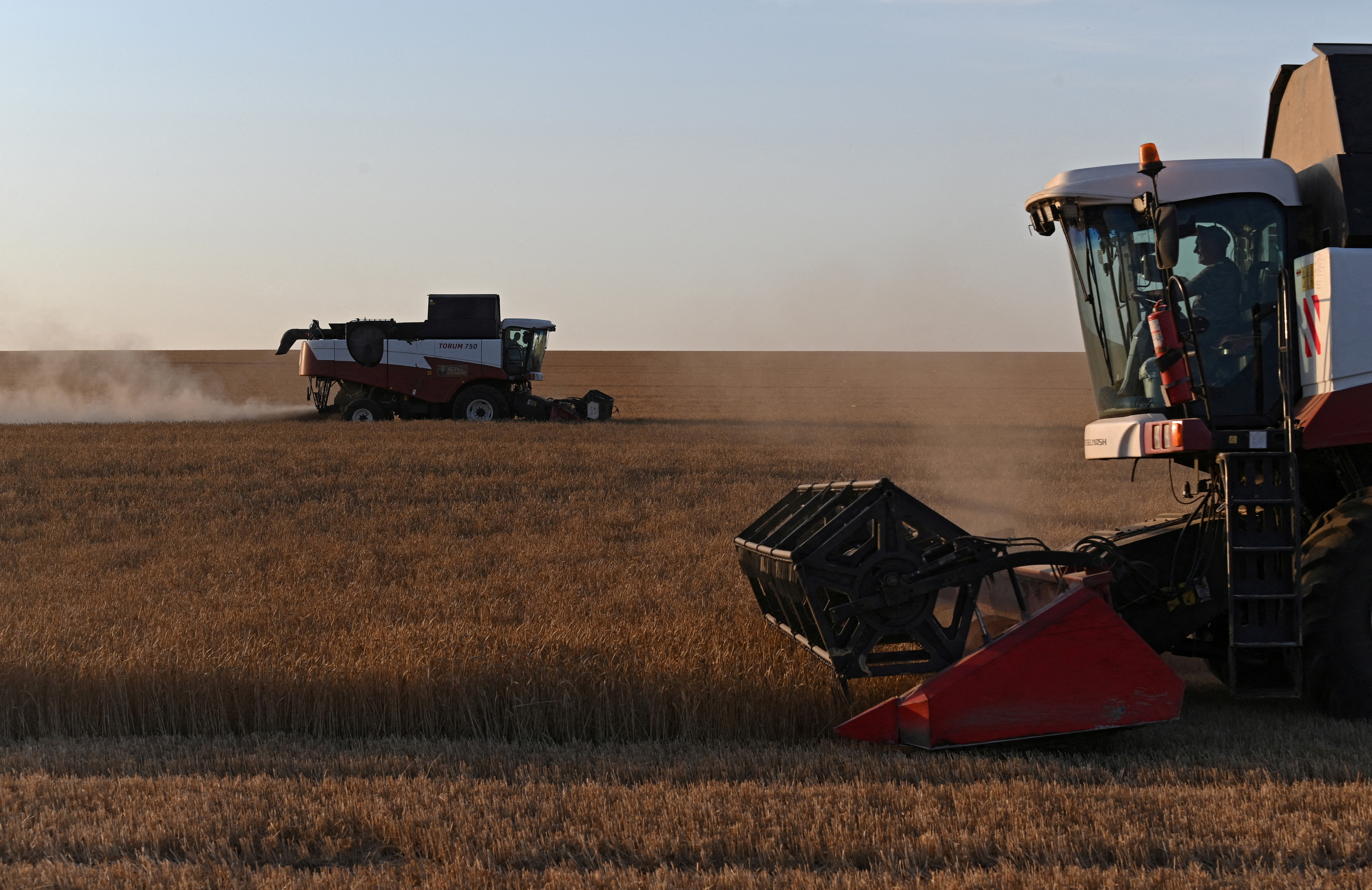 FILE PHOTO: Wheat harvest in Russia's Rostov Region