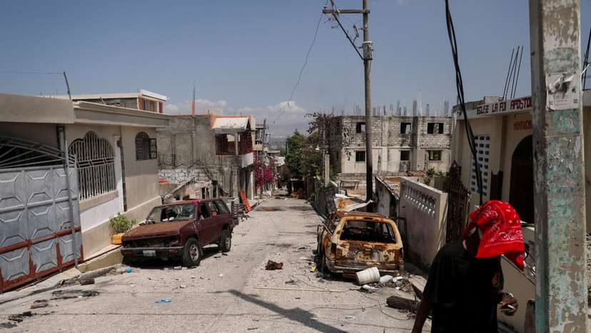 Alleged gang leader calls on supporters to retake control of neighborhood, in Port-au-Prince