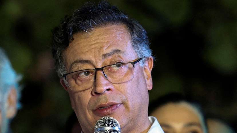 FILE PHOTO: Colombian President Gustavo Petro visits Haiti