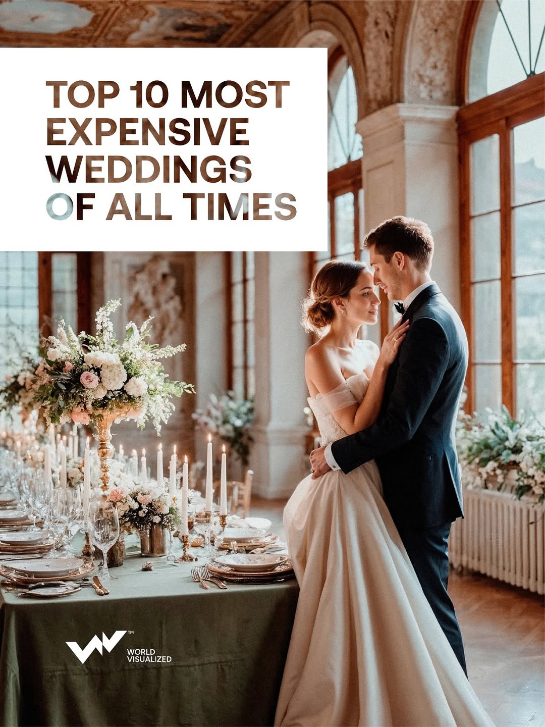 A glimpse into the most luxurious #weddings of all time. (10)