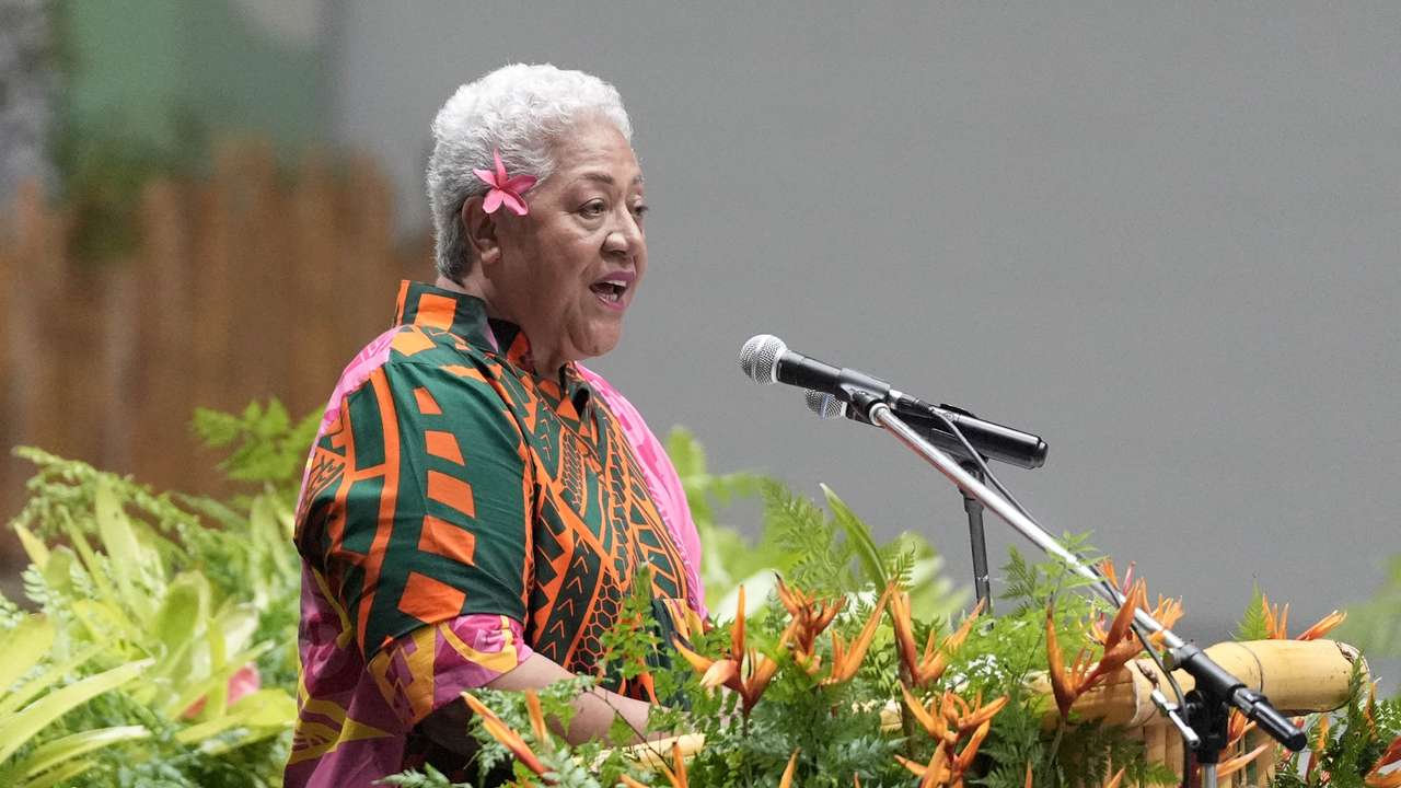 Britain's PM Starmer visits Samoa