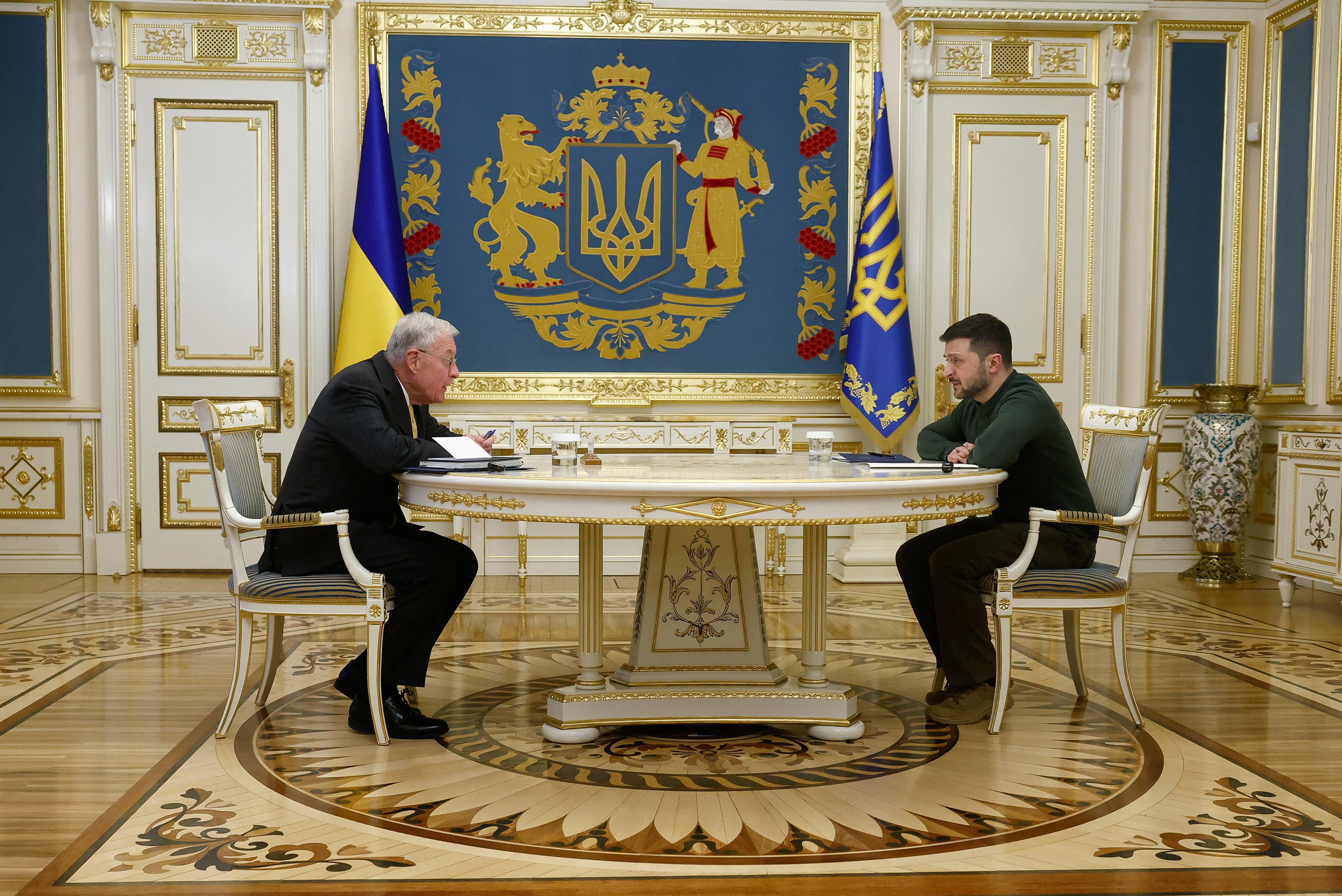 US Special Envoy to Ukraine and Russia Kellogg and Ukrainian President Zelenskiy meet in Kyiv