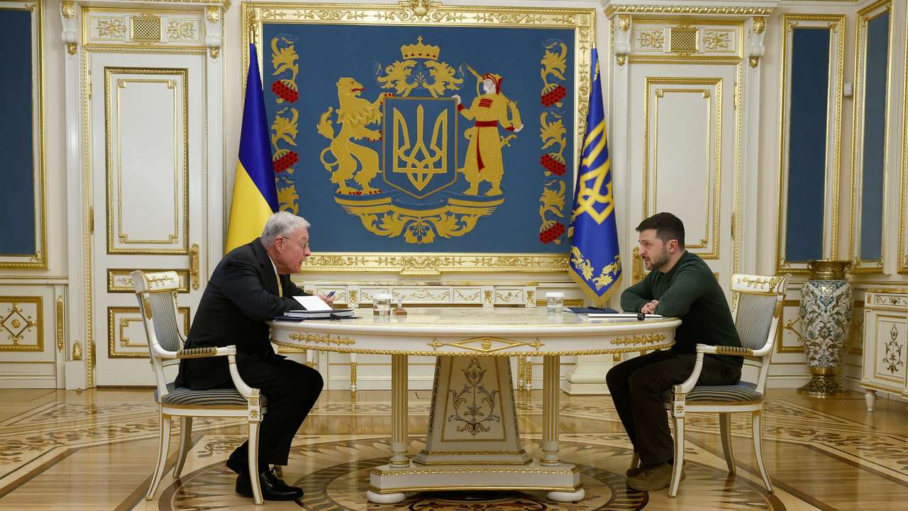 US Special Envoy to Ukraine and Russia Kellogg and Ukrainian President Zelenskiy meet in Kyiv