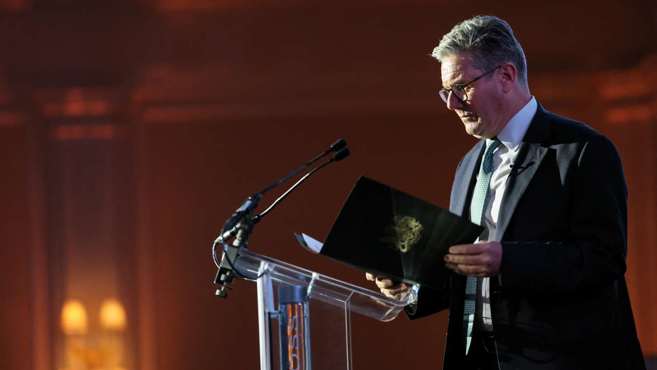 British Prime Minister Starmer attends Holocaust Education Trust appeal dinner, in London