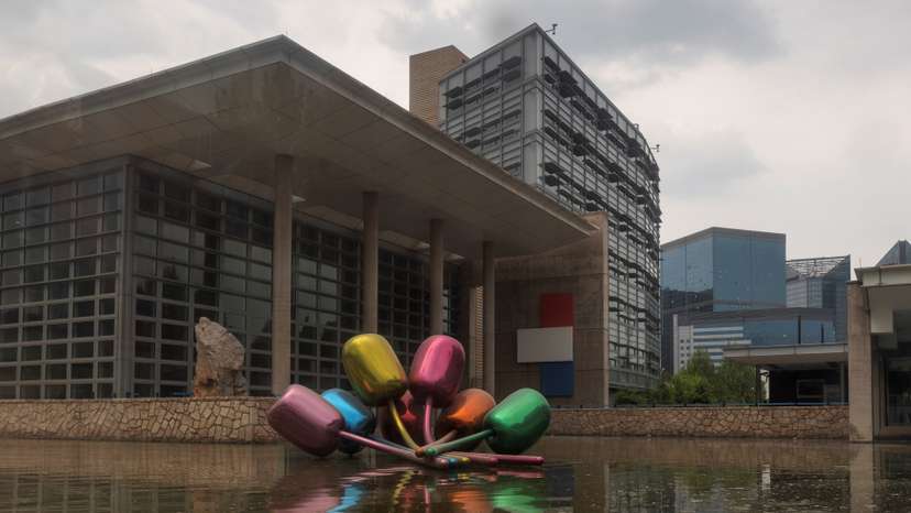 A general view of the U.S. Embassy in Beijing