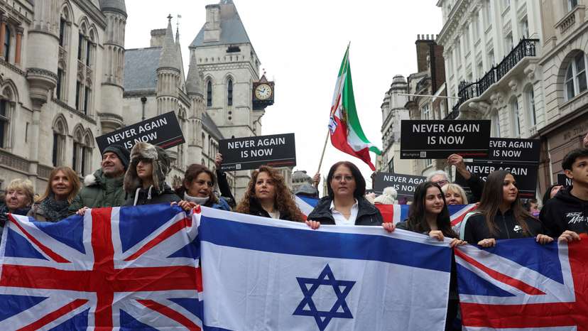 FILE PHOTO: Solidarity march against antisemitism in London