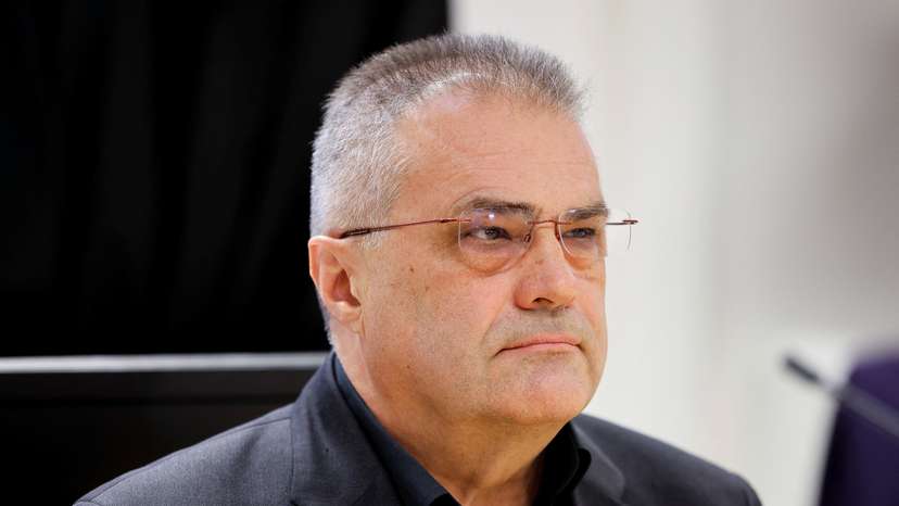 Former Austrian domestic intelligence official Egisto Ott on trial for corruption and spying for Russia, in Vienna