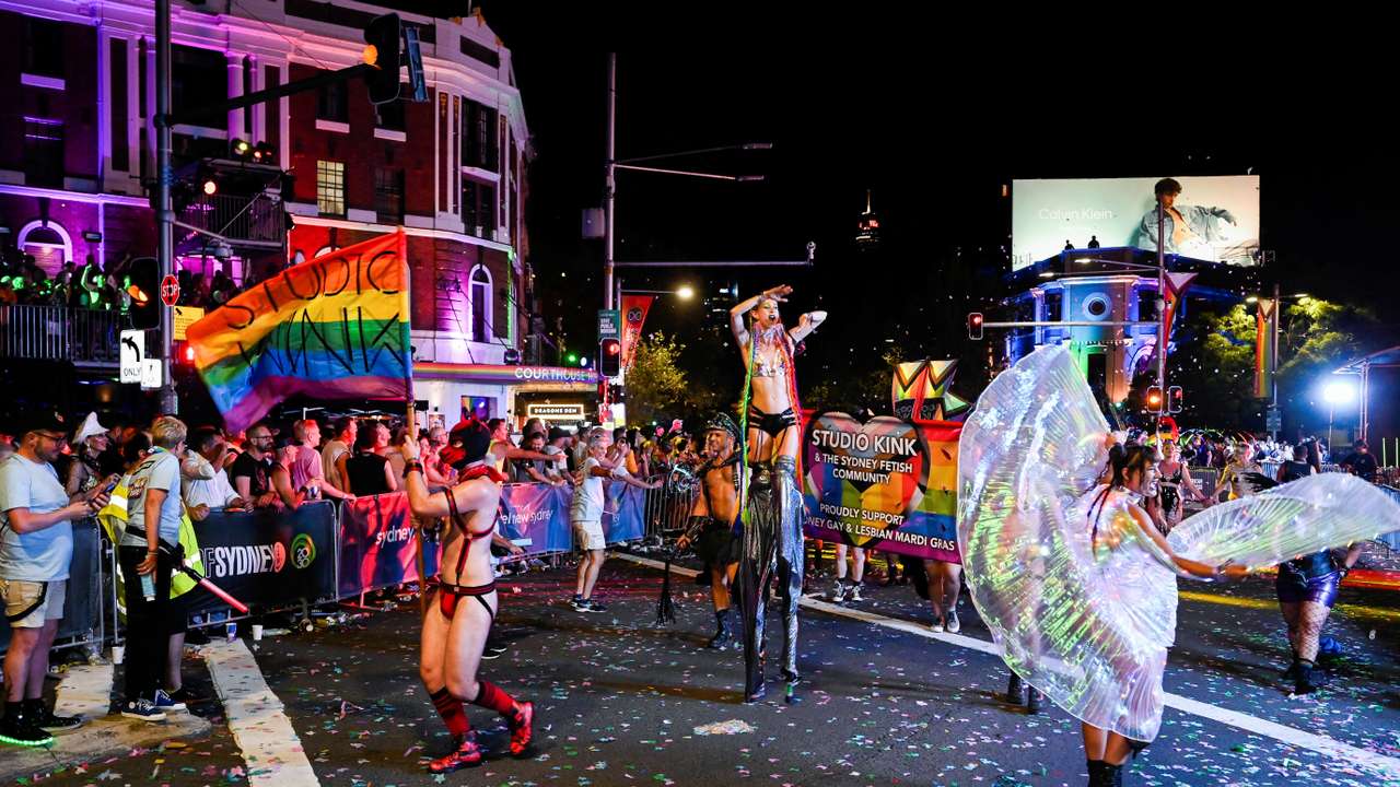 FILE PHOTO: Sydney Gay and Lesbian Mardi Gras Parade during Sydney WorldPride 2023