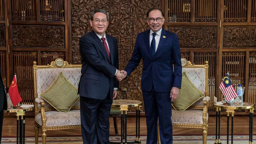 China's Premier Li Qiang meets Malaysia Prime Minister Anwar Ibrahim in Putrajaya
