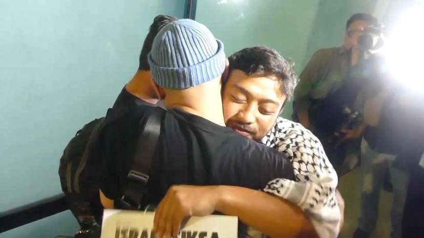 Freed Flotilla activists return to Jakarta