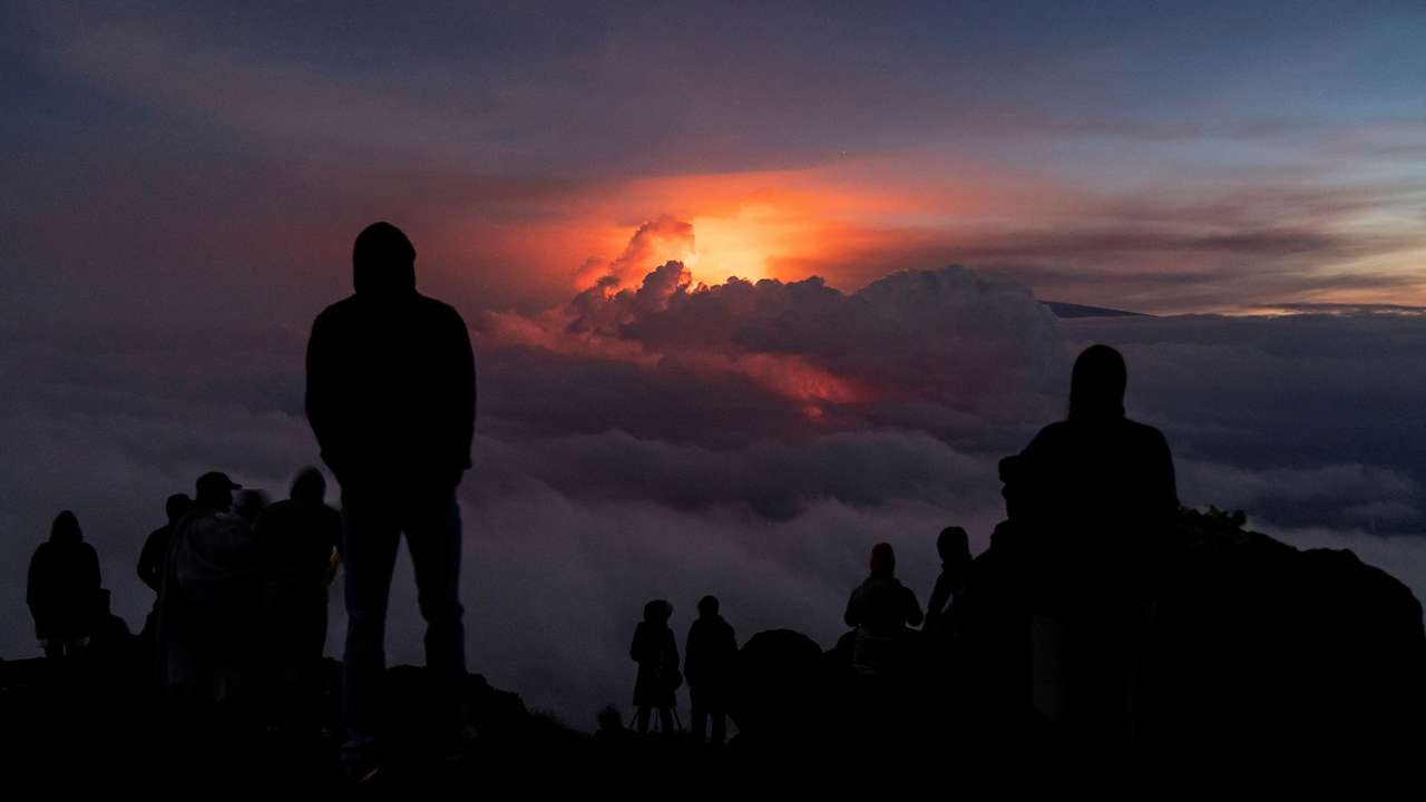FILE PHOTO: Mauna Loa volcano eruption in Hawaii