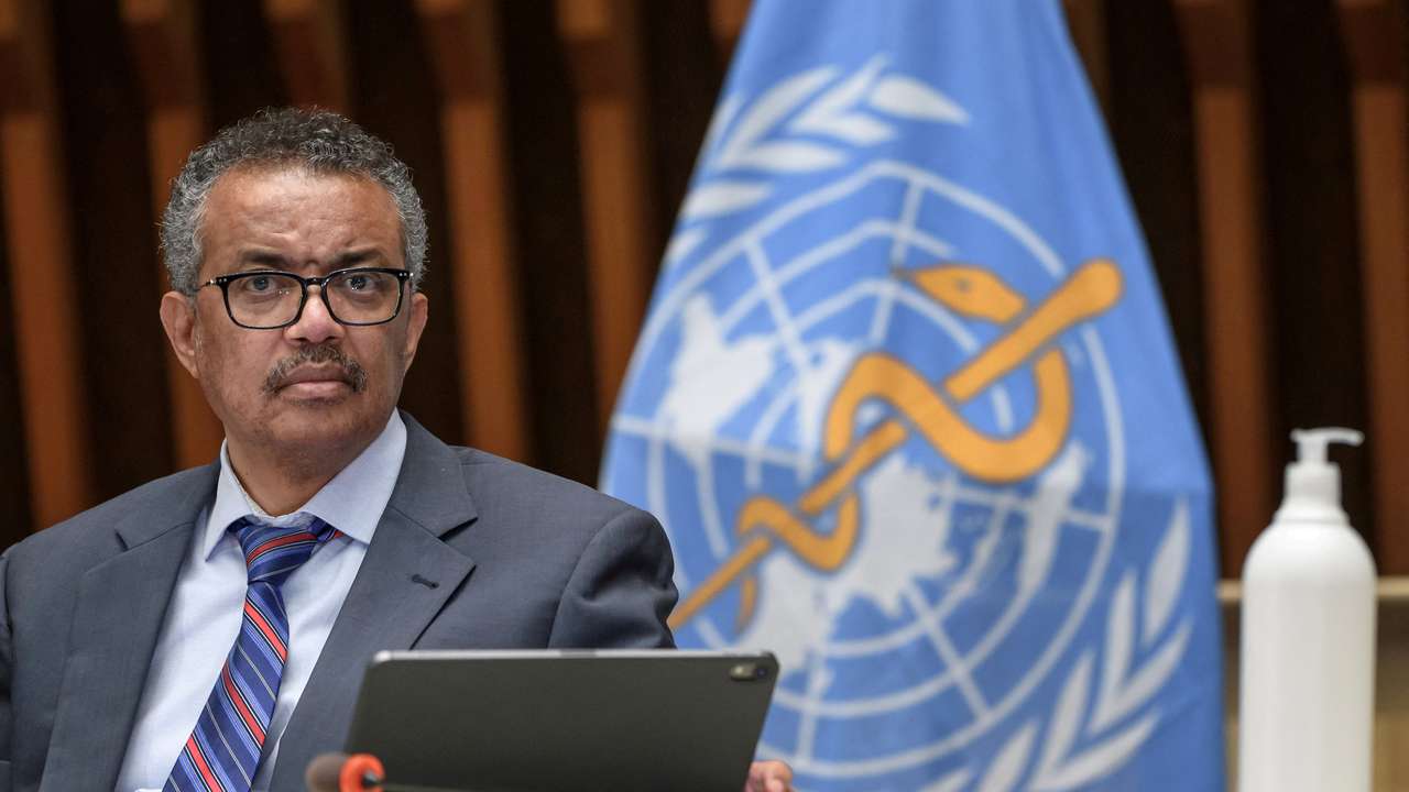 FILE PHOTO: World Health Organization Director-General Tedros Adhanom Ghebreyesus attends a news conference in Geneva