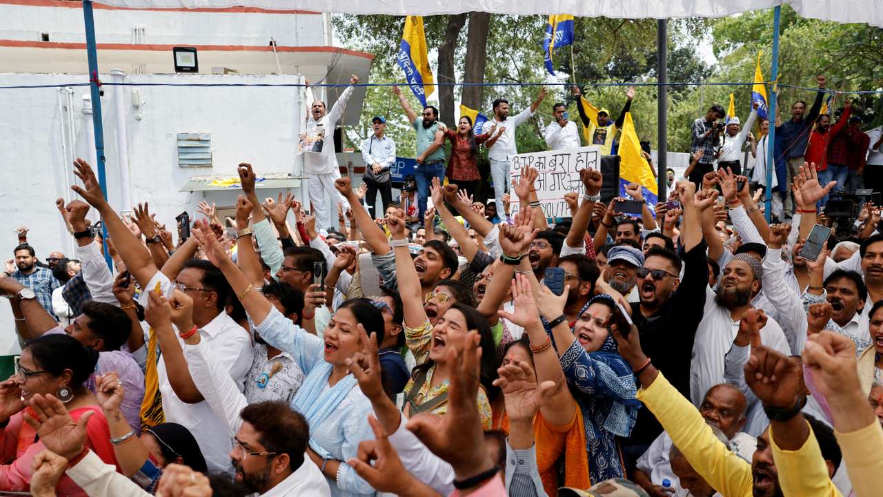 Delhi CM Kejriwal receives temporary bail in a liquor policy case in New Delhi