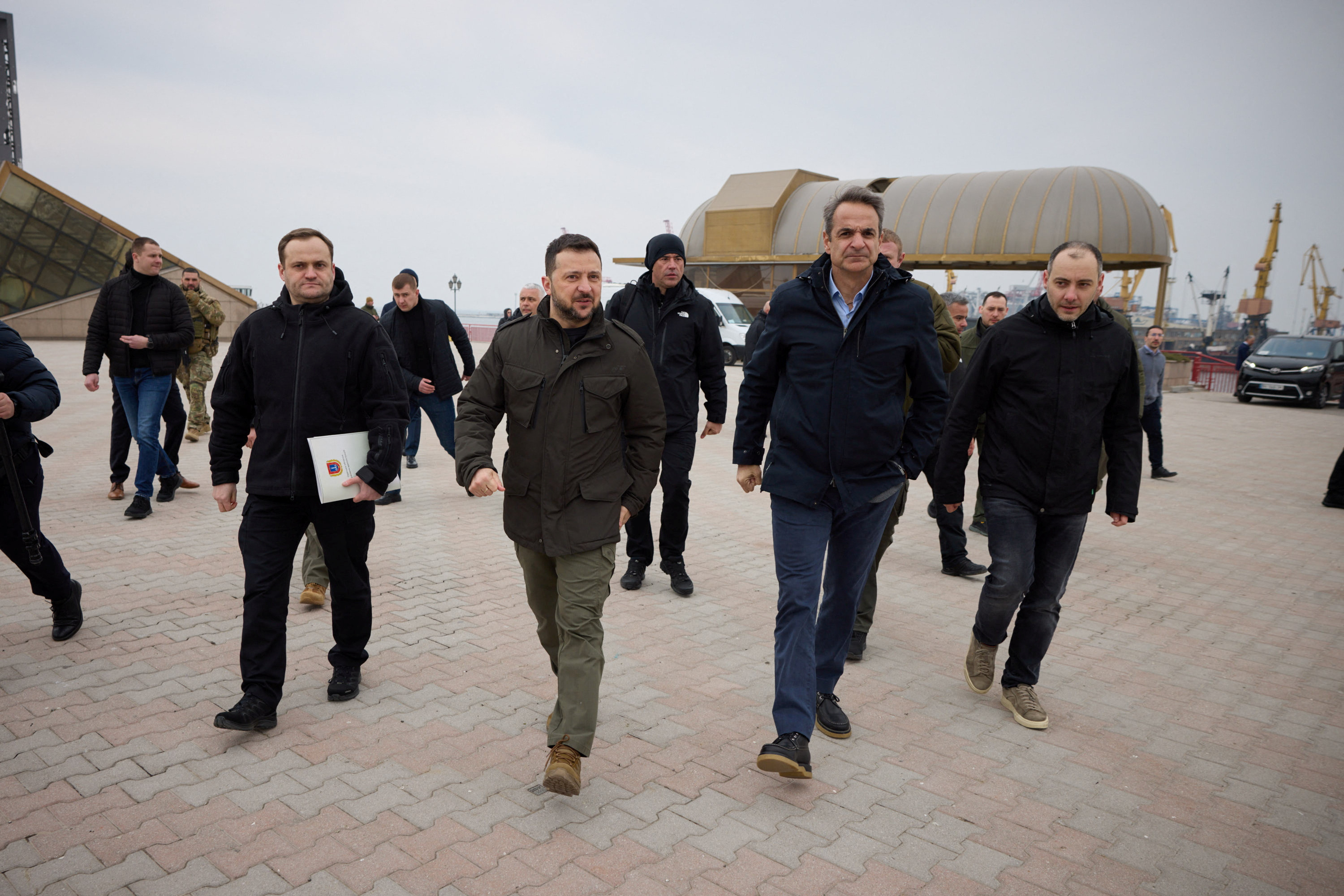 Greek PM Mitsotakis visits Ukraine