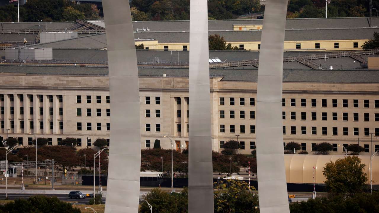 The Pentagon building is seen in Arlington, Virginia, U.S.
