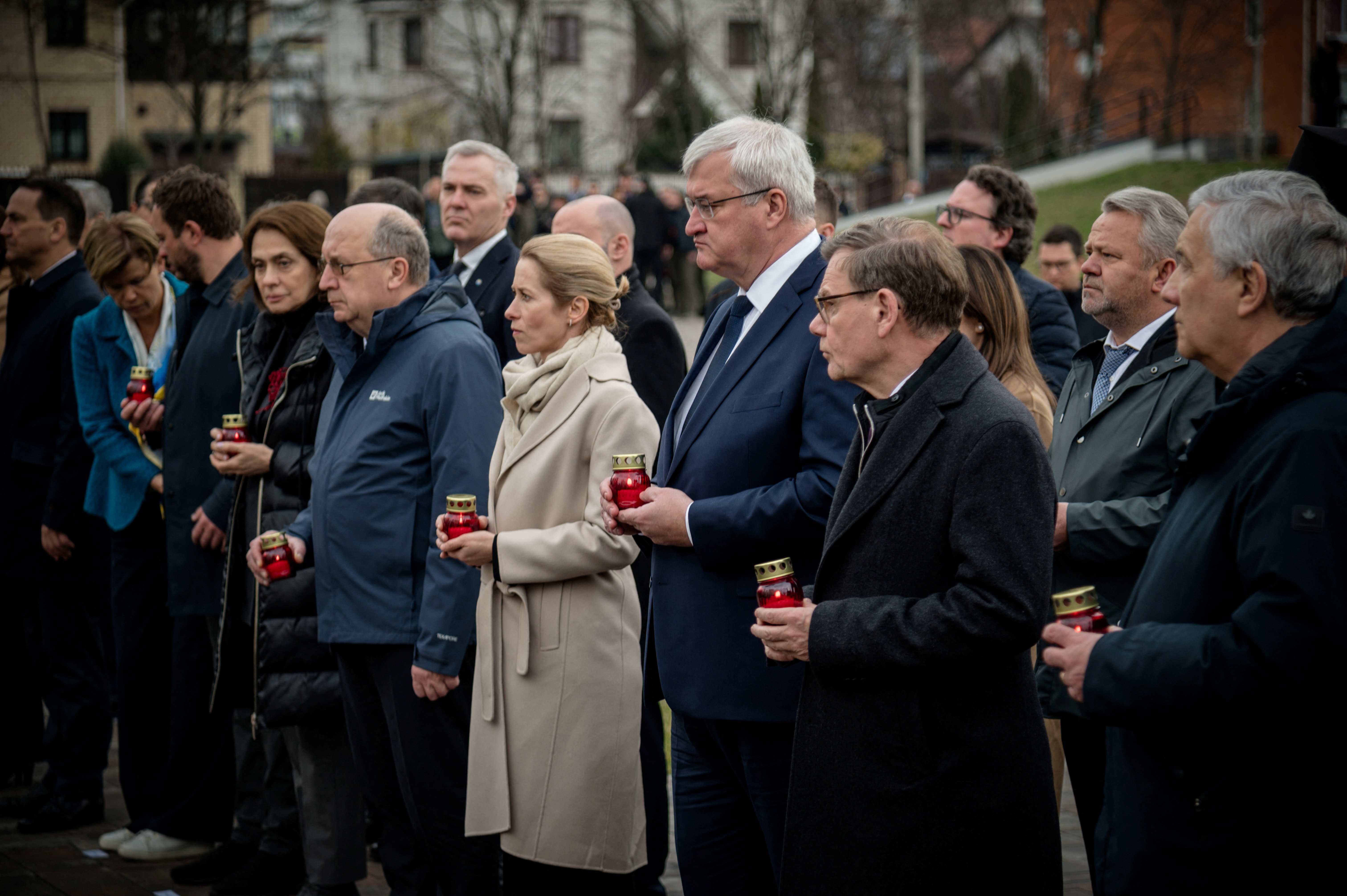 EU top diplomats visit Bucha on the fourth anniversary of the liberation of the town