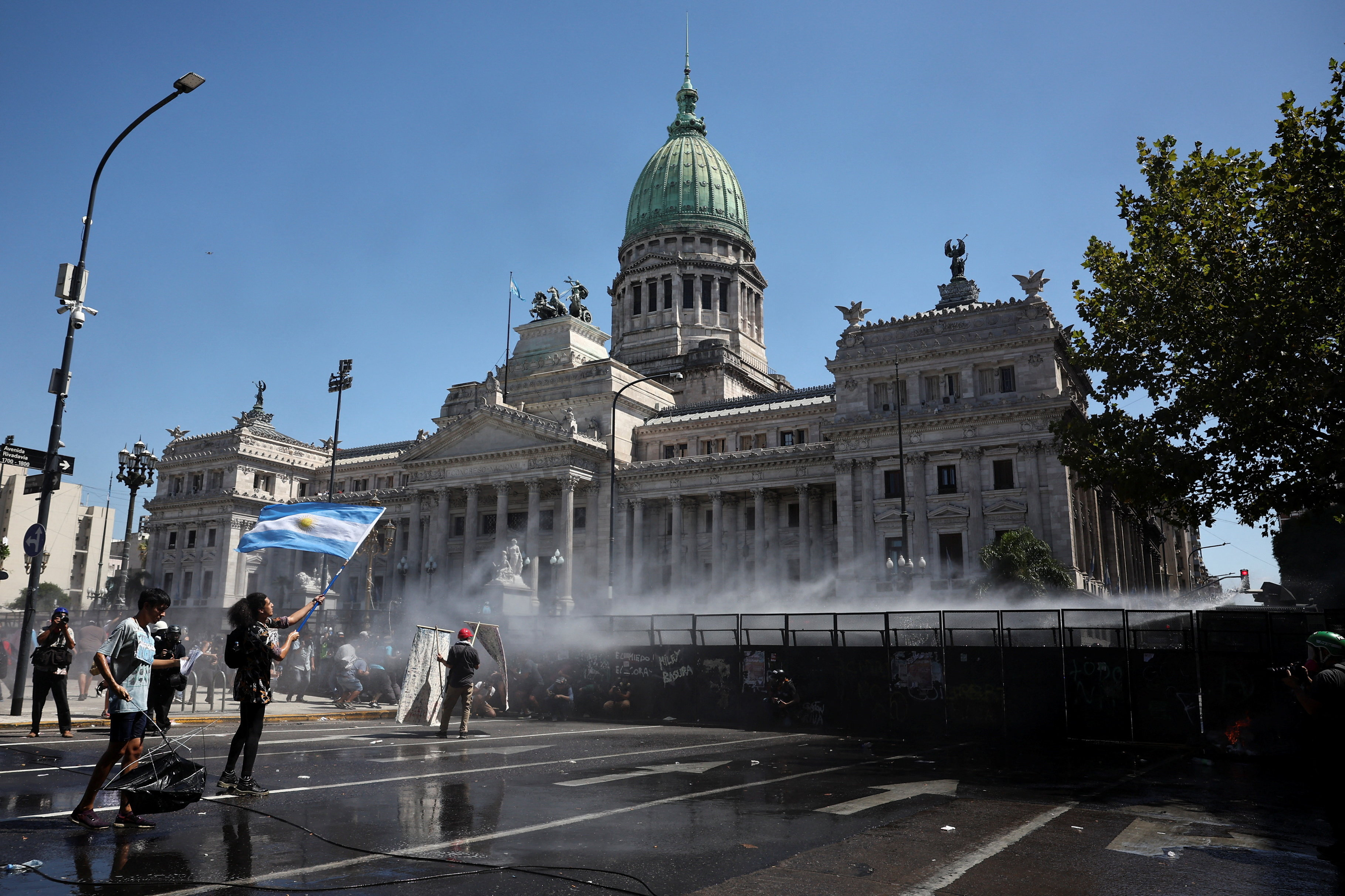 Argentina's Senate holds a session to discuss labor reforms proposed by President Milei's libertarian government, in Buenos Aires