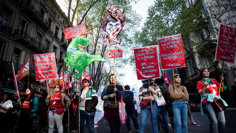 FILE PHOTO: In green wave Argentina, an anti-feminist candidate gains ground