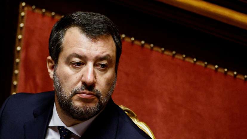 FILE PHOTO: Italy's PM Meloni attends the upper house of parliament, in Rome