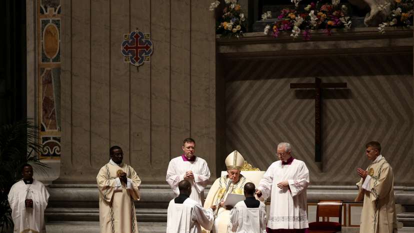 The Easter Vigil in Saint Peter's Basilica