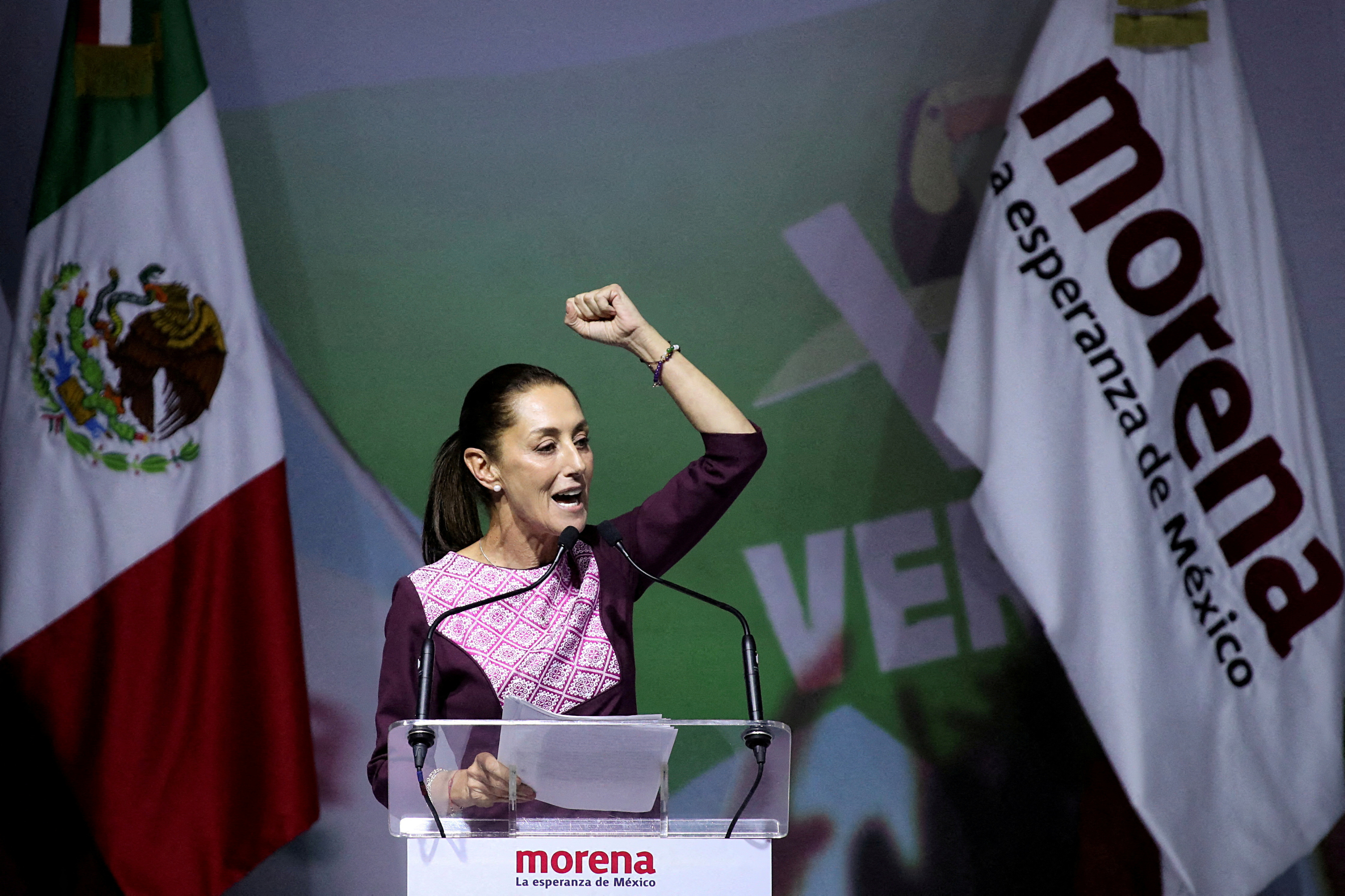 FILE PHOTO: Ruling MORENA party announces its presidential candidate, in Mexico City