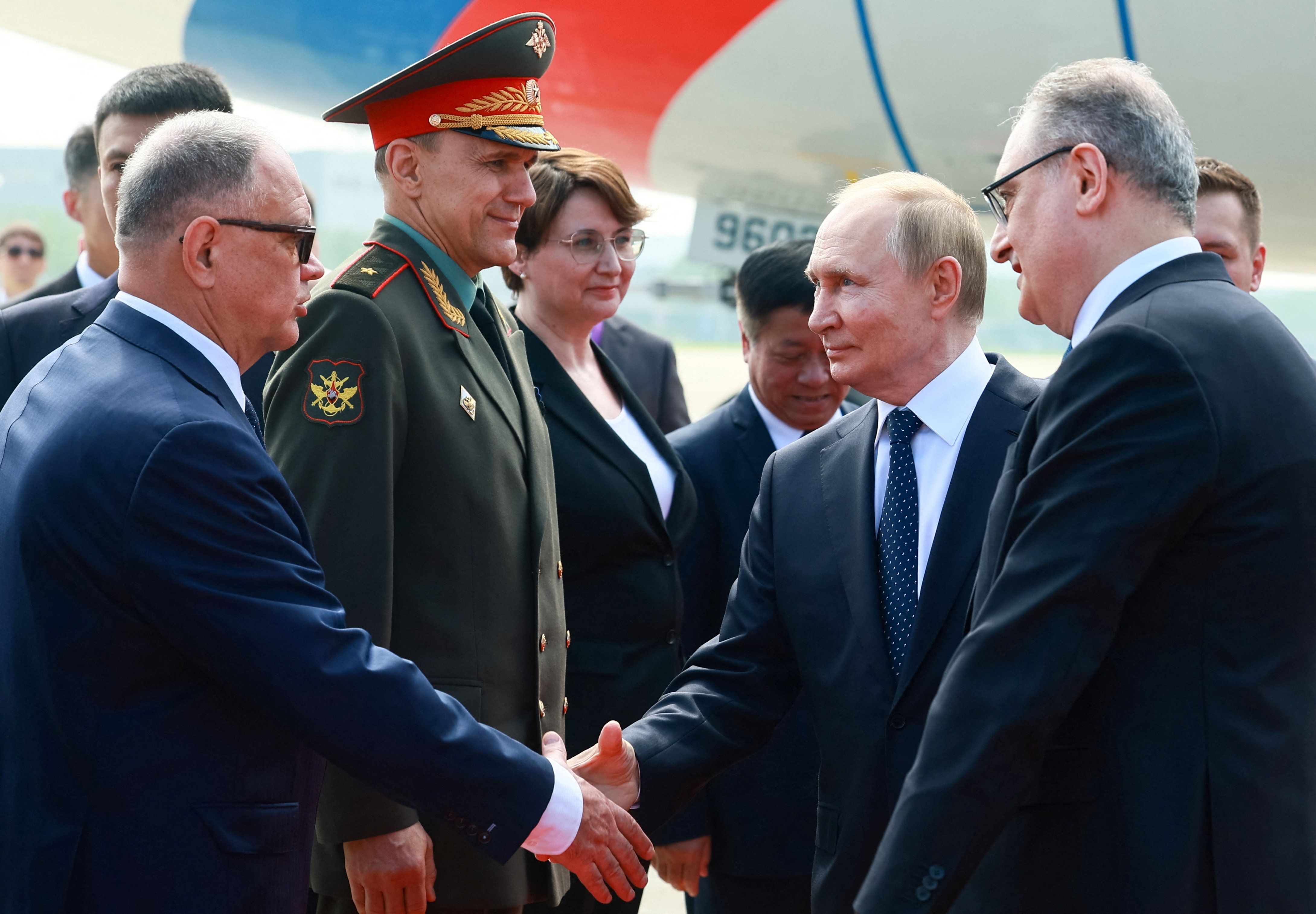 Russia's President Putin arrives in China's Tianjin for security summit