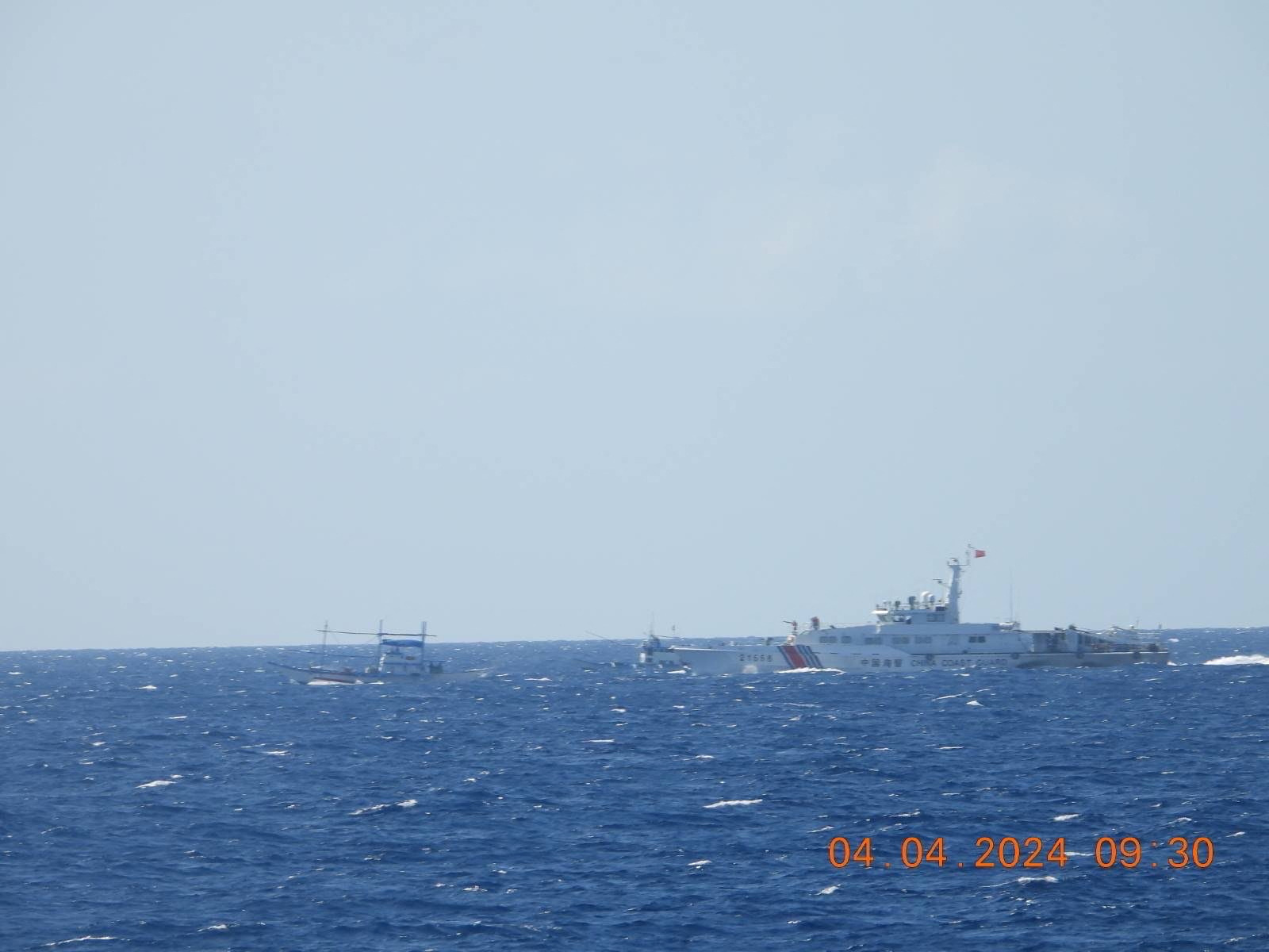 Philippine coastguard reports 'harassment' by Chinese vessels in South China Sea