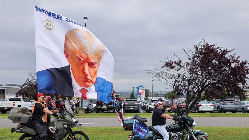Republican presidential nominee and former U.S. President Donald Trump holds a campaign rally in Wilkes-Barre