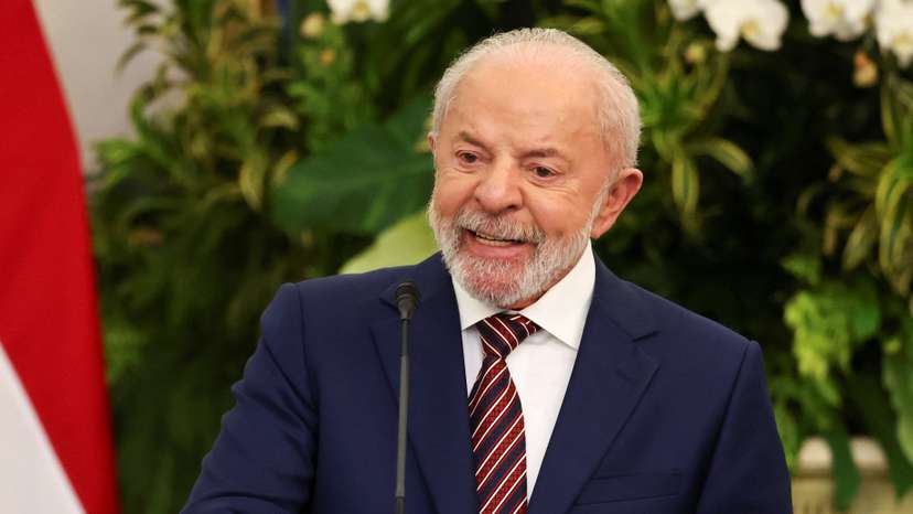 Brazil's President Luiz Inacio Lula da Silva meets Indonesia’s President Prabowo Subianto in Jakarta