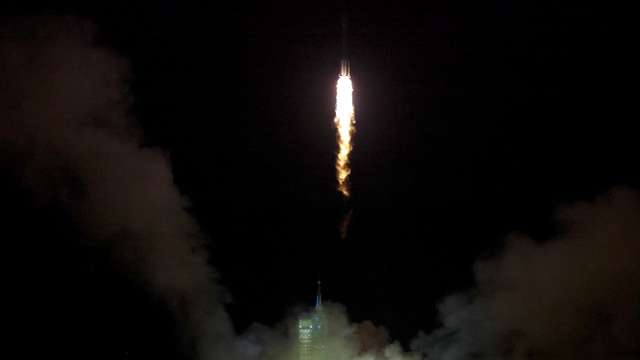 Long March-2F rocket carrying the Shenzhou-19 spacecraft takes off from Jiuquan Satellite Launch Center