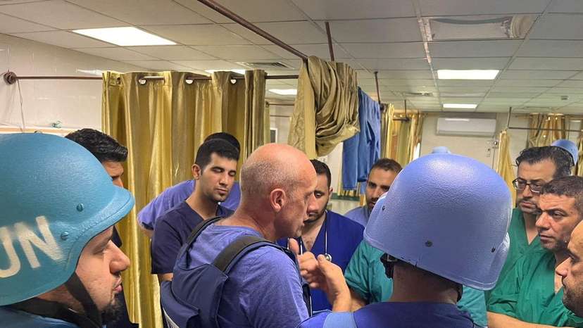 FILE PHOTO: WHO-led humanitarian assessment team visits Al Shifa Hospital in Gaza