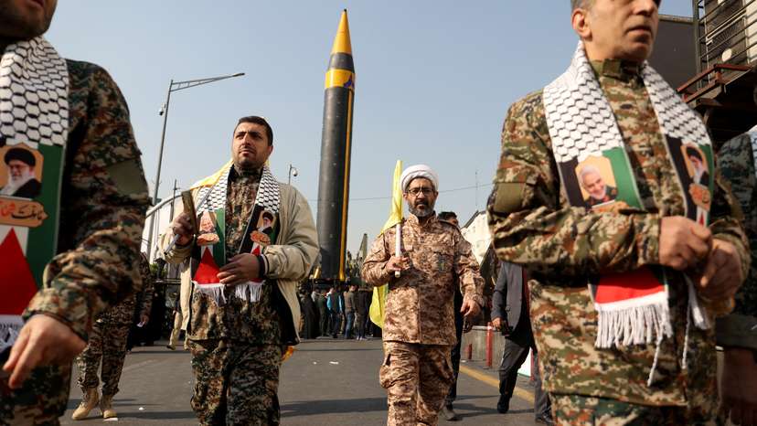 Rally in support of Palestinians, in Tehran