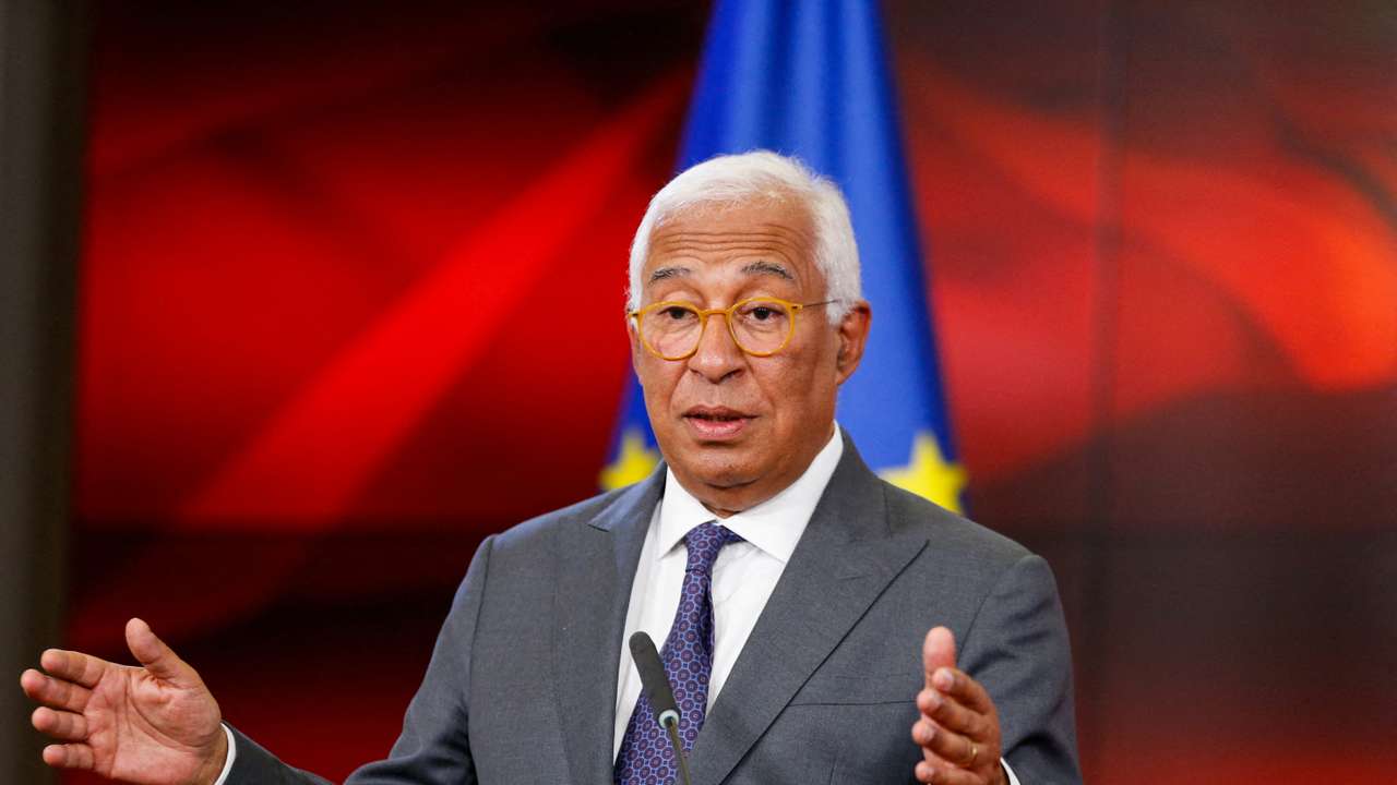 FILE PHOTO: European Council President Costa visits Skopje